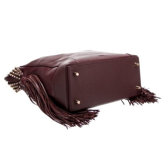 EUC Christian Louboutin Eloise Hobo Shoulder, Maroon Color - Picture 6 of 16